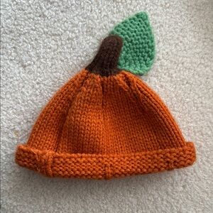 Baby Knit Pumpkin Hat